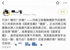 地方春晚爆款《唐宫夜宴》被指模仿《国家宝藏